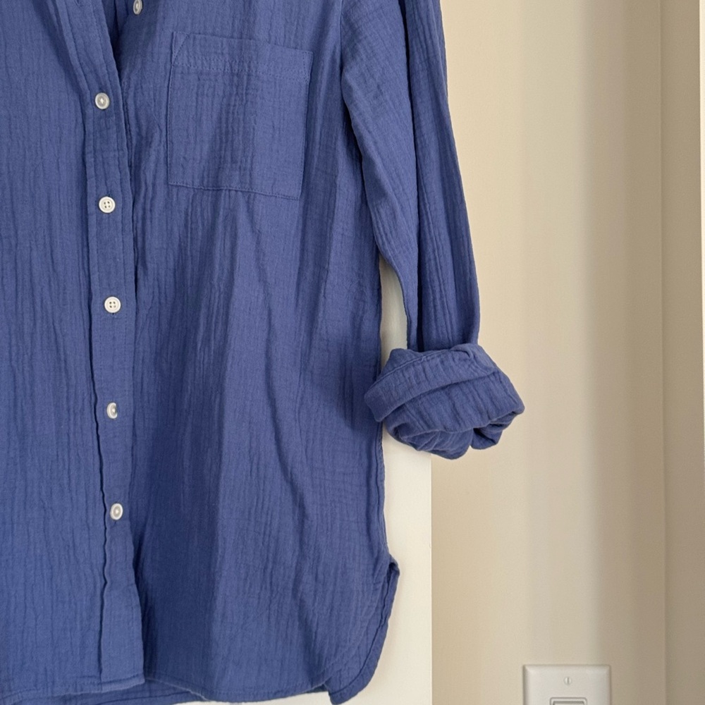 J CREW | Double-gauze button-up shirt - Picture 5 of 8
